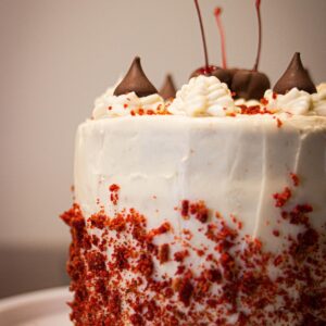 cake, chocolate, bakery, happy birthday, sweet, red velvet